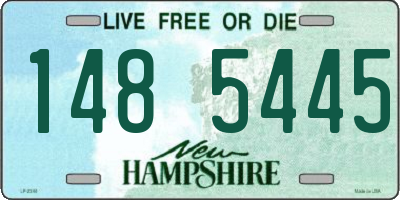 NH license plate 1485445