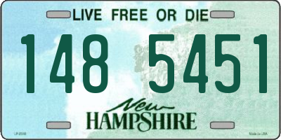 NH license plate 1485451