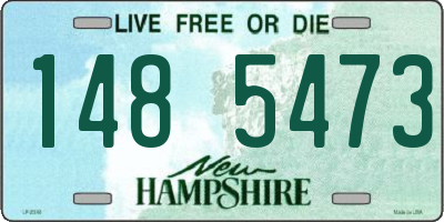 NH license plate 1485473