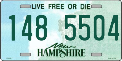 NH license plate 1485504