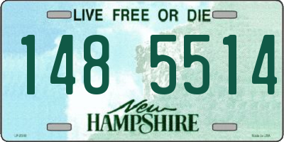 NH license plate 1485514