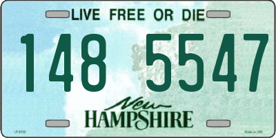 NH license plate 1485547