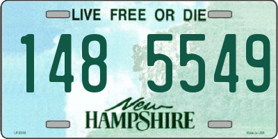 NH license plate 1485549