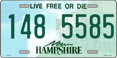 NH license plate 1485585