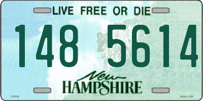 NH license plate 1485614