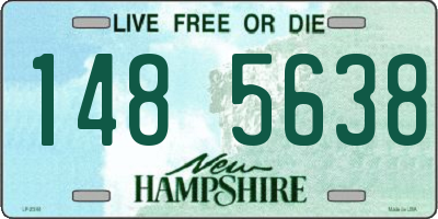 NH license plate 1485638