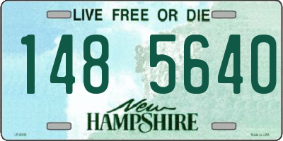 NH license plate 1485640
