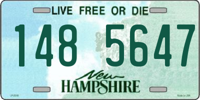 NH license plate 1485647