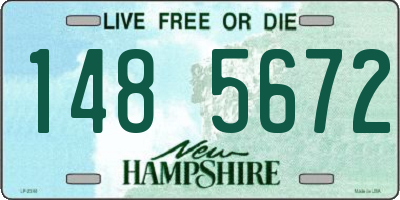 NH license plate 1485672