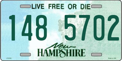 NH license plate 1485702