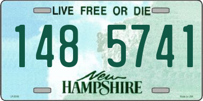 NH license plate 1485741