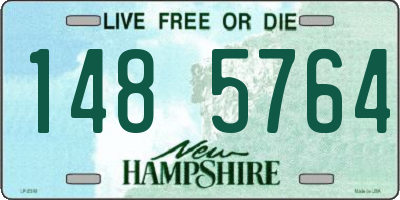 NH license plate 1485764