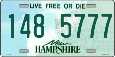 NH license plate 1485777