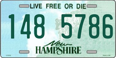 NH license plate 1485786