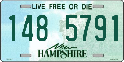 NH license plate 1485791