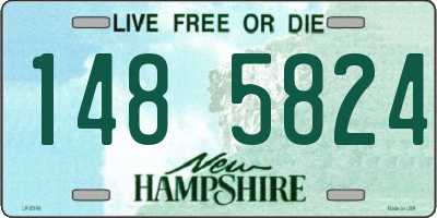 NH license plate 1485824