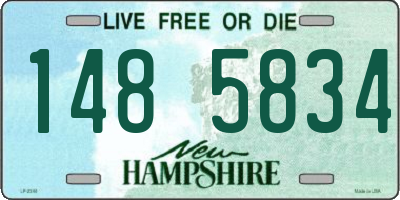 NH license plate 1485834
