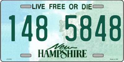 NH license plate 1485848