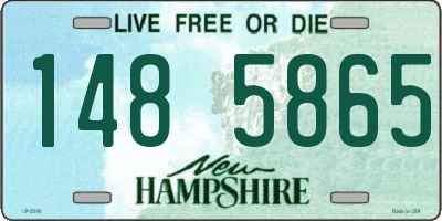 NH license plate 1485865