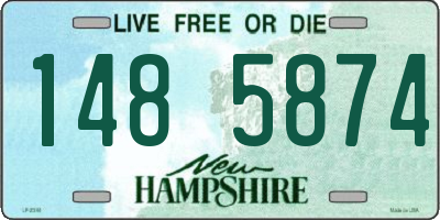 NH license plate 1485874