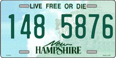 NH license plate 1485876
