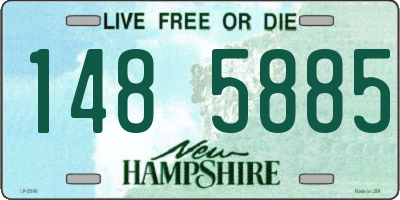 NH license plate 1485885