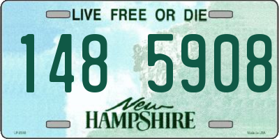 NH license plate 1485908