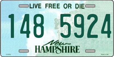 NH license plate 1485924