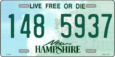 NH license plate 1485937