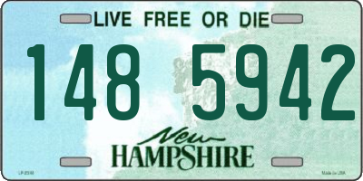 NH license plate 1485942