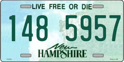 NH license plate 1485957