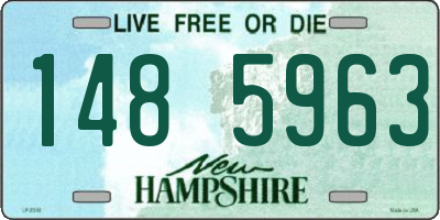 NH license plate 1485963