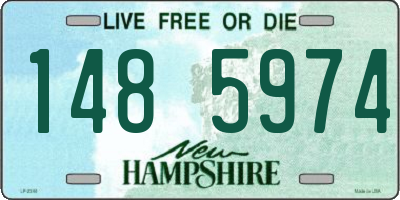 NH license plate 1485974