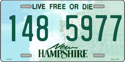 NH license plate 1485977