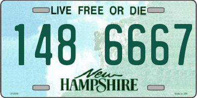 NH license plate 1486667