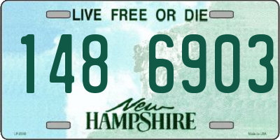 NH license plate 1486903
