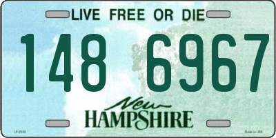NH license plate 1486967