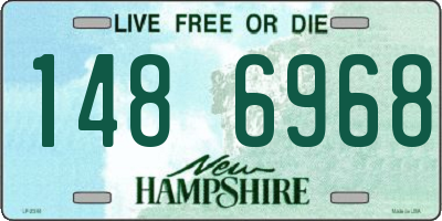 NH license plate 1486968