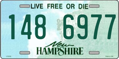 NH license plate 1486977