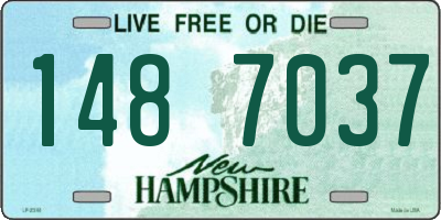 NH license plate 1487037