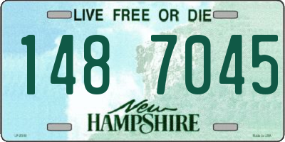 NH license plate 1487045