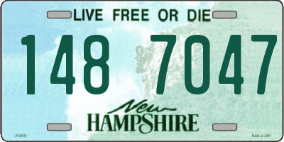 NH license plate 1487047