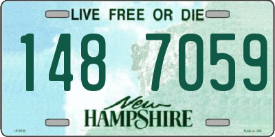 NH license plate 1487059