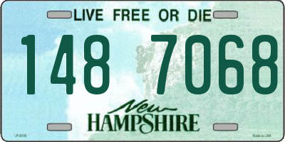 NH license plate 1487068