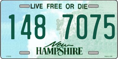NH license plate 1487075
