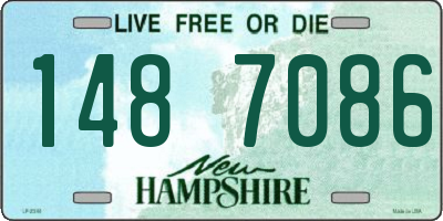 NH license plate 1487086