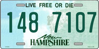 NH license plate 1487107