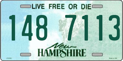 NH license plate 1487113