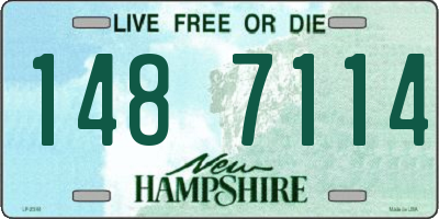 NH license plate 1487114