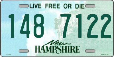 NH license plate 1487122